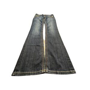 ReRock For Express Barely Bootcut Womens Jeans Size 6 Medium Wash Denim 29x32